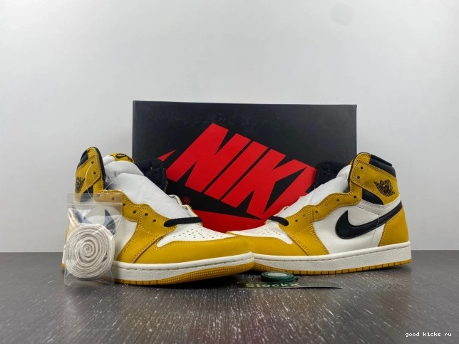 Air Jordan Ochre Yellow DZ5485-701 High 1 OG 0725